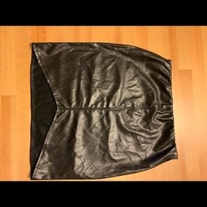 PrettyLittleThing, black faux leather, USA 4